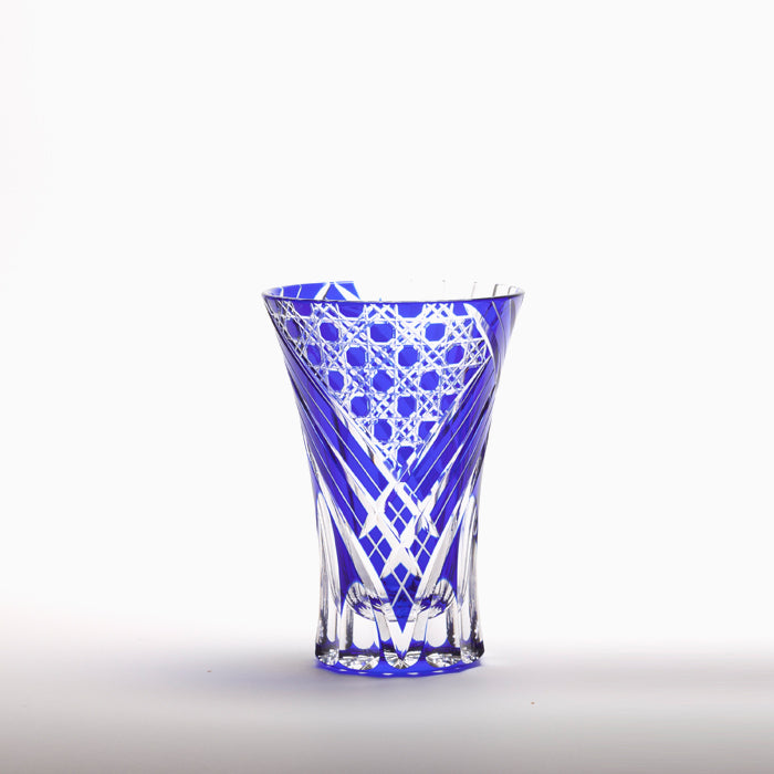 M-46-2 八角篭目文様 天開ぐい呑 ペア – 硝子工房 彩鳳