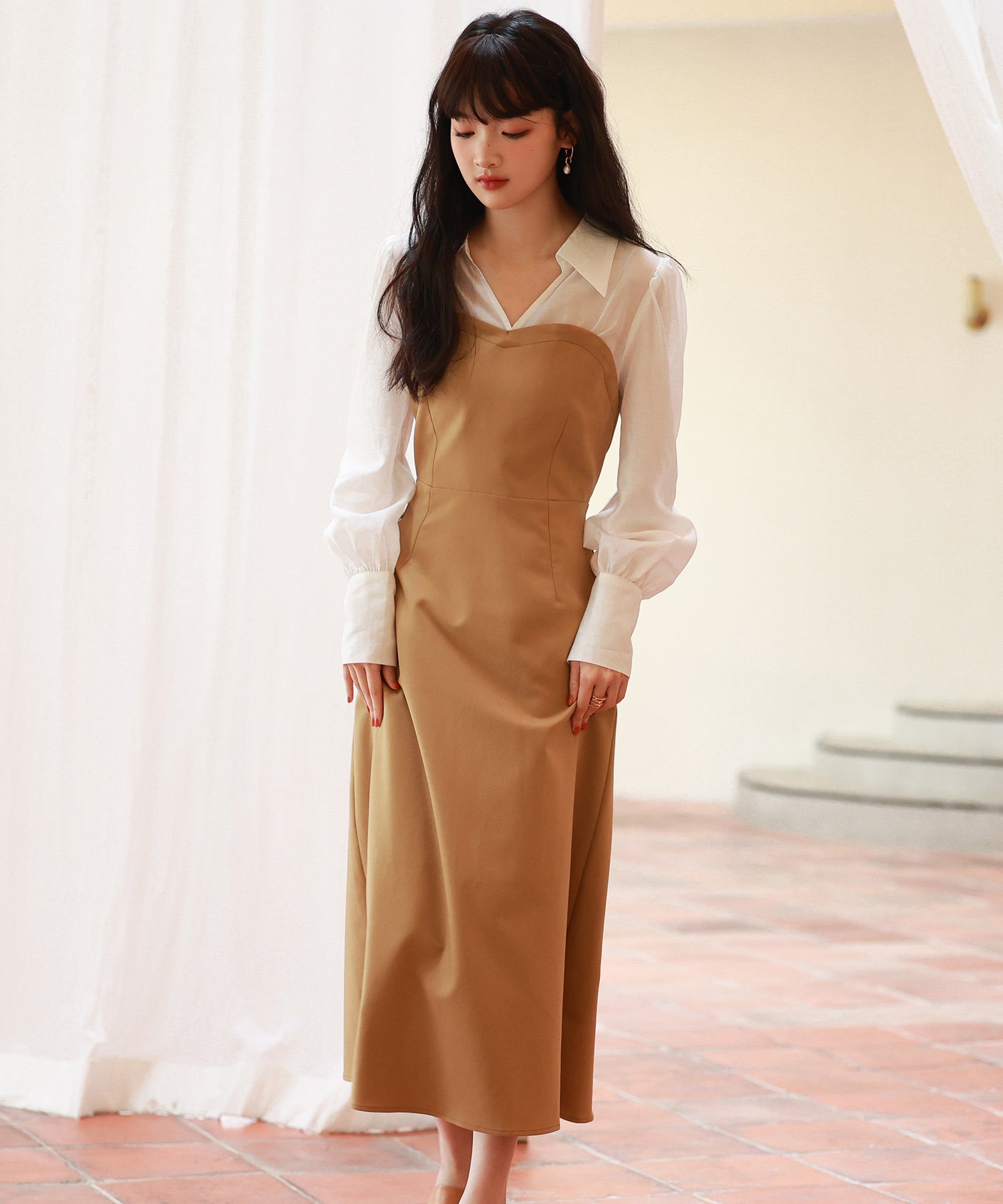 ドッキングビスチェワンピースsdp0021 ベージュ – [公式]SAISON DE