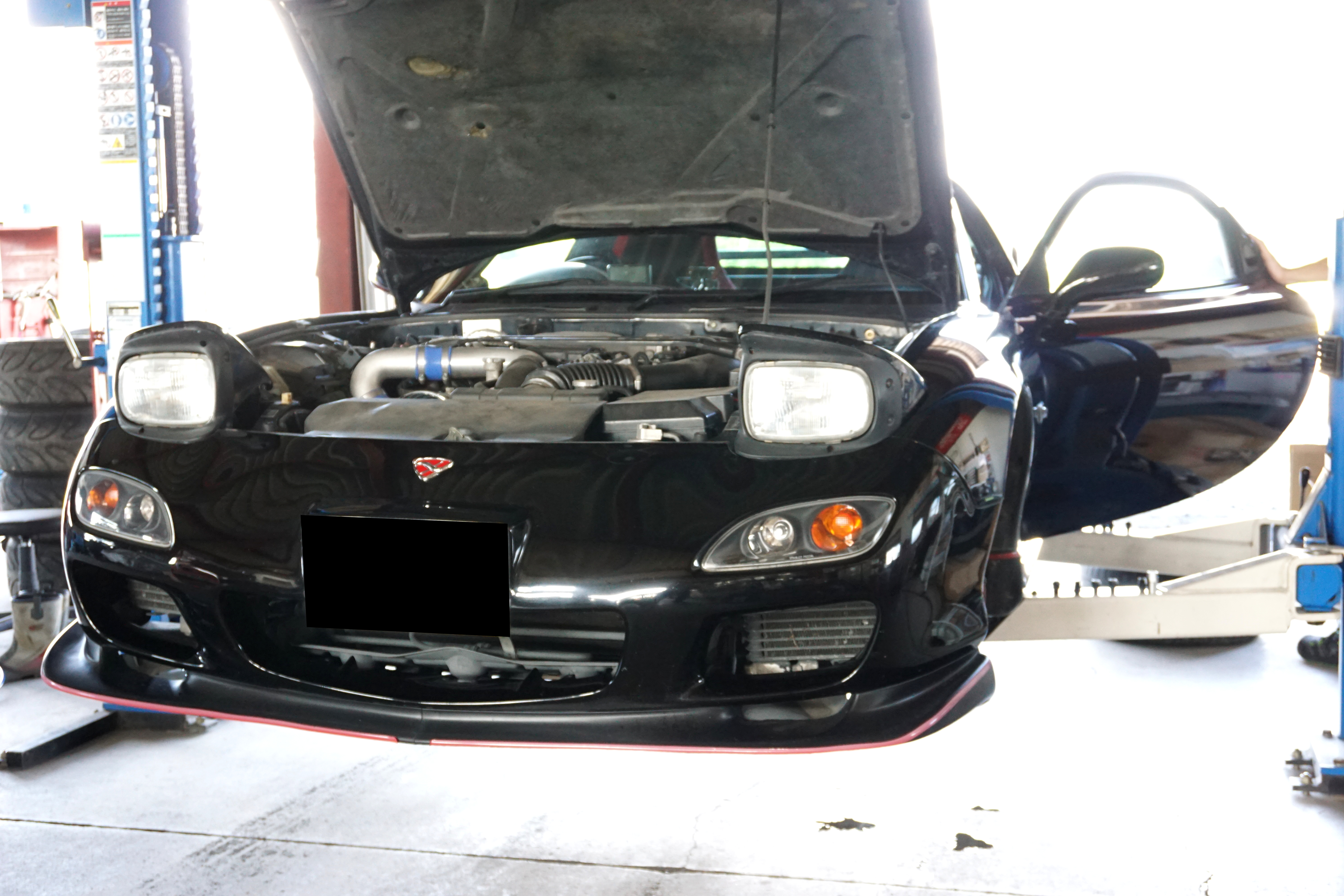 フルコン制御の5型FD3S RX-7（エアポンプレス）の車検！ | サカモト