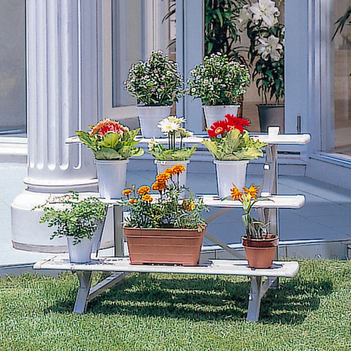 フラワースタンド（アルミ園芸棚）｜種（タネ）,球根,苗,資材