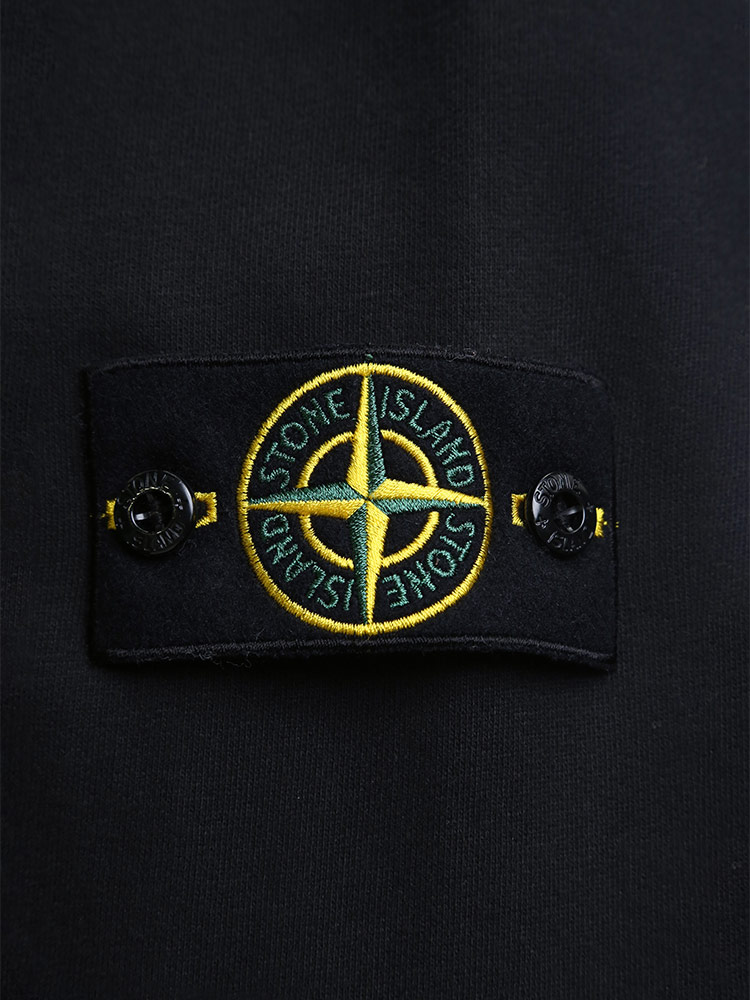 STONE ISLAND ストーンアイランド 裏起毛 袖ロゴ フルジップ