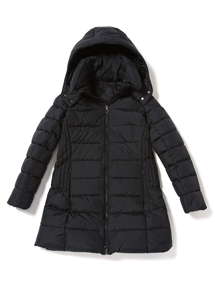 TATRAS (タトラス) フード取り外し スタンド フルジップ ロング ダウン