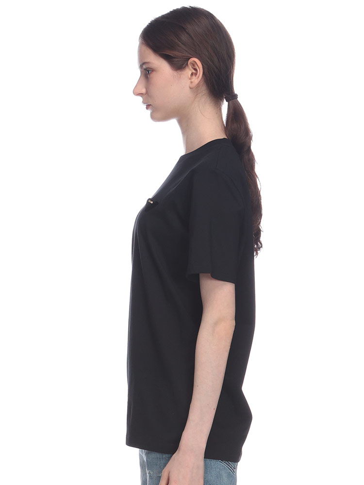 PRADA (プラダ) トライアングルロゴ クルーネック 半袖 Tシャツ