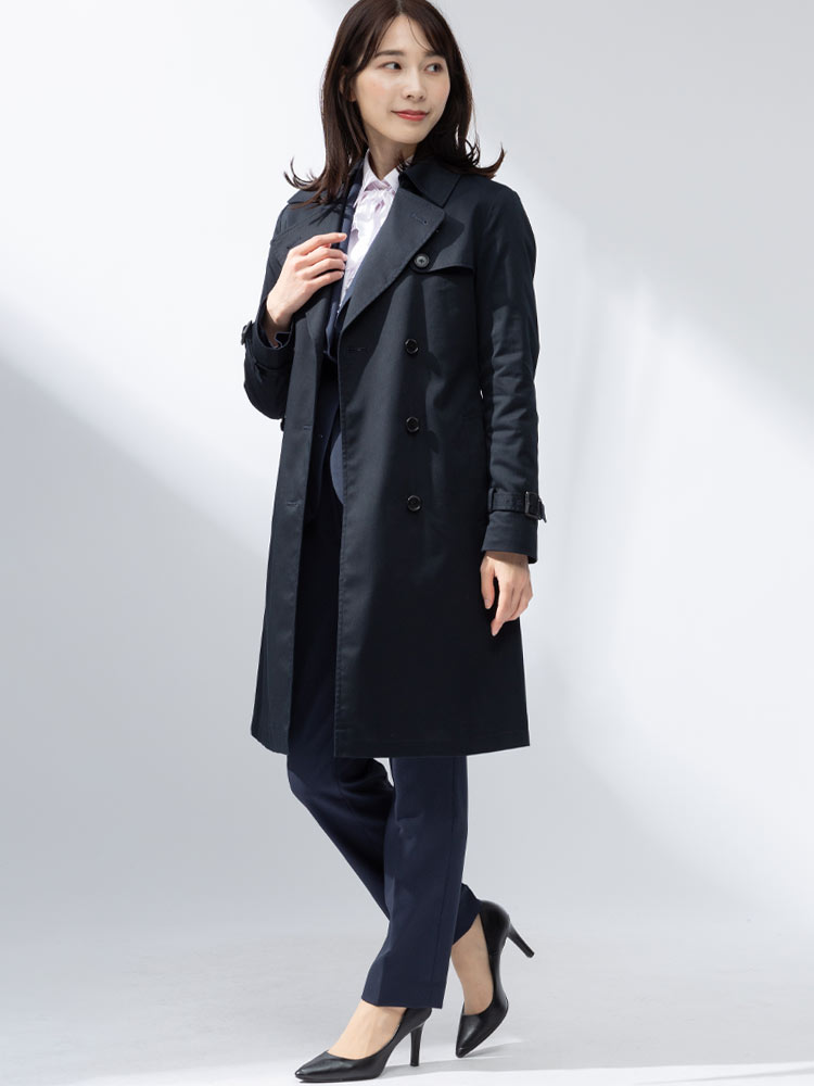 ELGARHYTHM (エルガリズム) 中綿ライナー付き ウエストベルト トレンチ