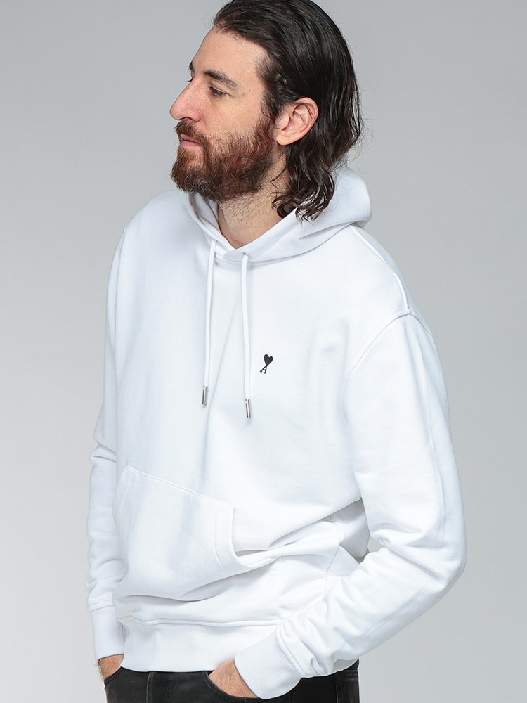 AMI PARIS (アミパリス) ワンポイントロゴ プルオーバー パーカー Ami