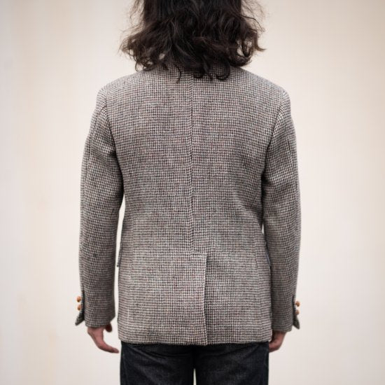 テーラードジャケット 手織りツイード モスグリーン (Tailored Jacket