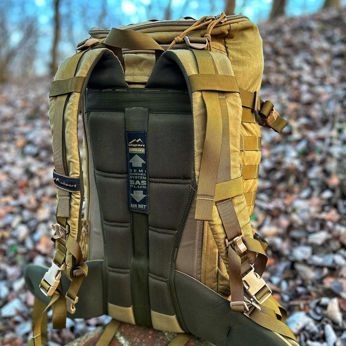 Wisport ZipperFox 40 L Black Backpack - Sapsan Shop 🇵🇱