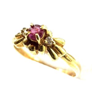 K18 リンデンスタールビー リングの買取実績 | 買取専門店さすがや