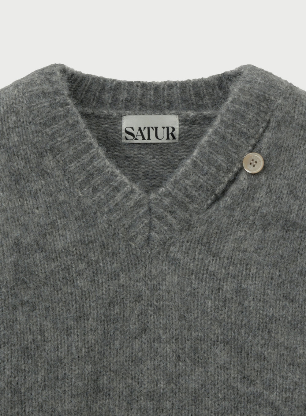 W) Essen Two-Tone Mohair Pullover Knit