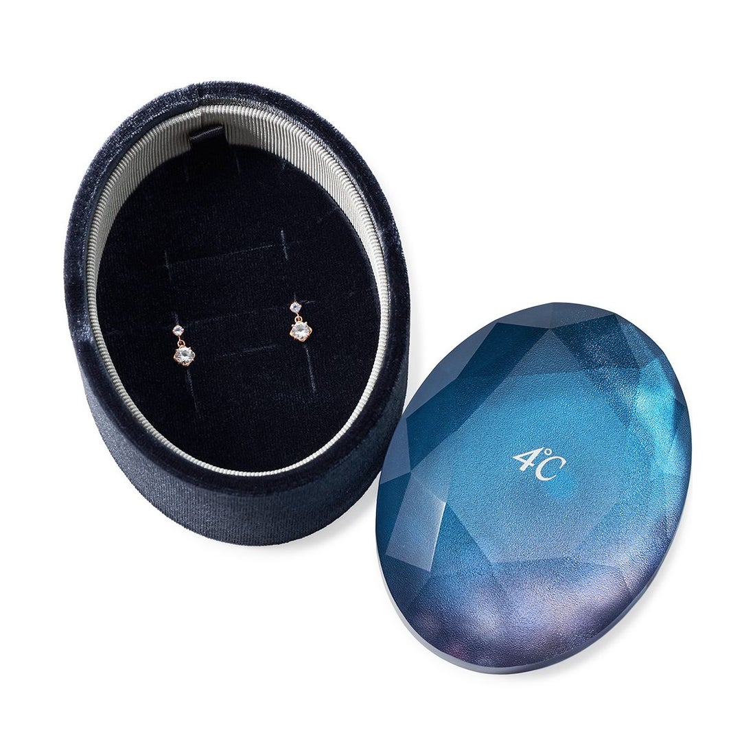 ヨンドシー 4℃ 【12月誕生石】K10ピンクゴールド ピアス （ピンク