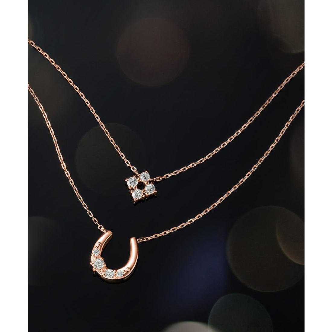 ヨンドシー 4℃ 【数量限定】シルバー 馬蹄 ホースシュー ネックレス 2