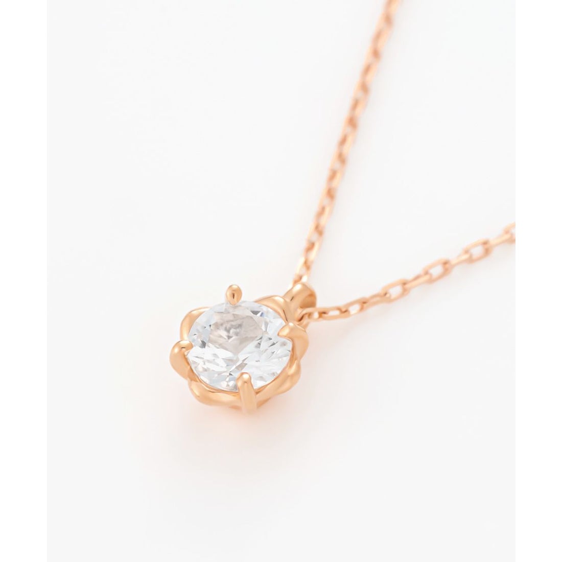 ヨンドシー 4℃ 【数量限定】K10ピンクゴールド 一粒 ネックレス