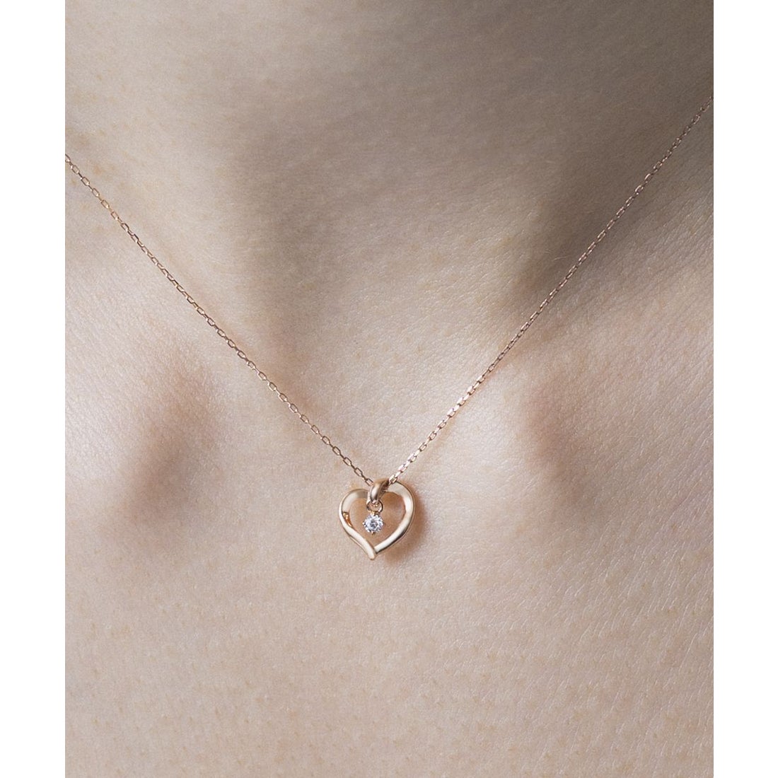 ヨンドシー 4℃ K10ピンクゴールド ネックレス （ピンクゴールド