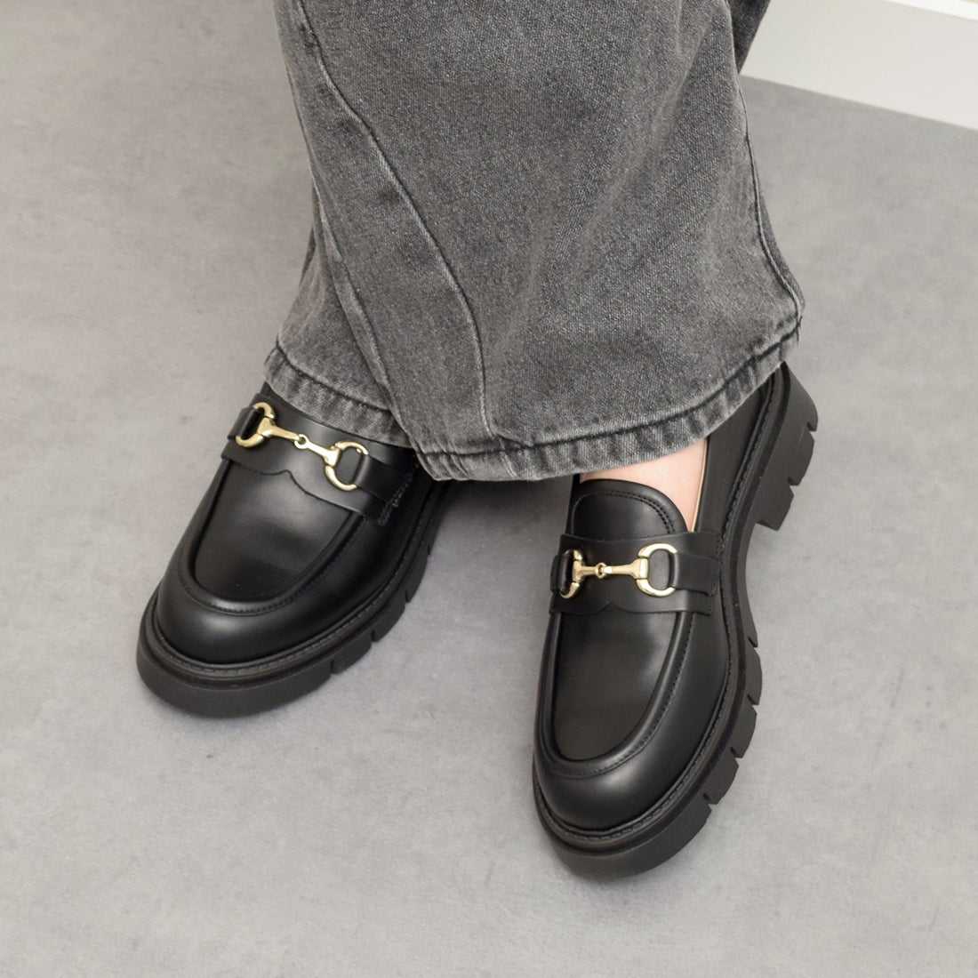 コルソローマ ノーヴェ CORSO ROMA 9 トラックソールビットローファー