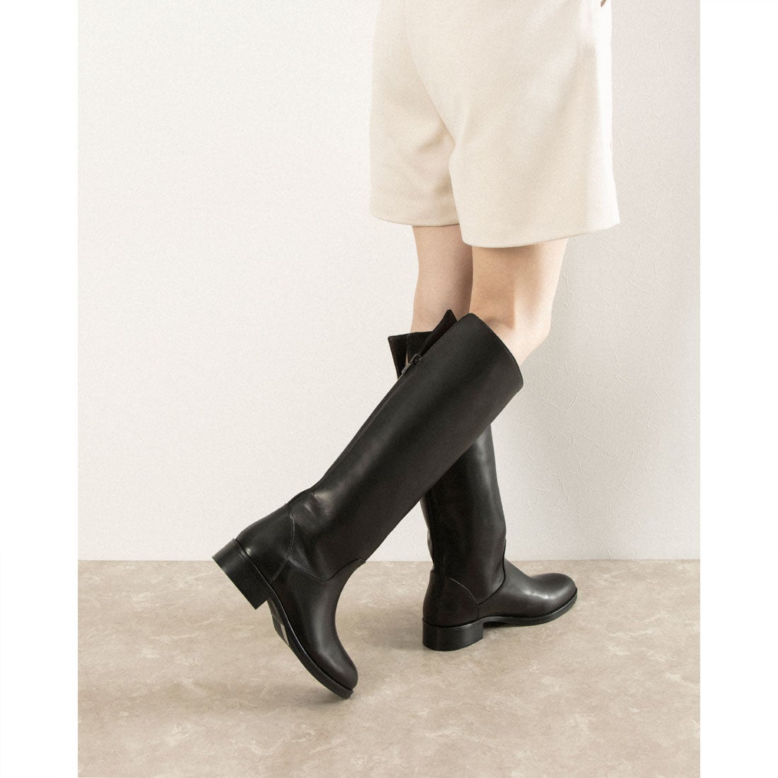 コルソローマ ノーヴェ CORSO ROMA 9 バックジップローヒールロング