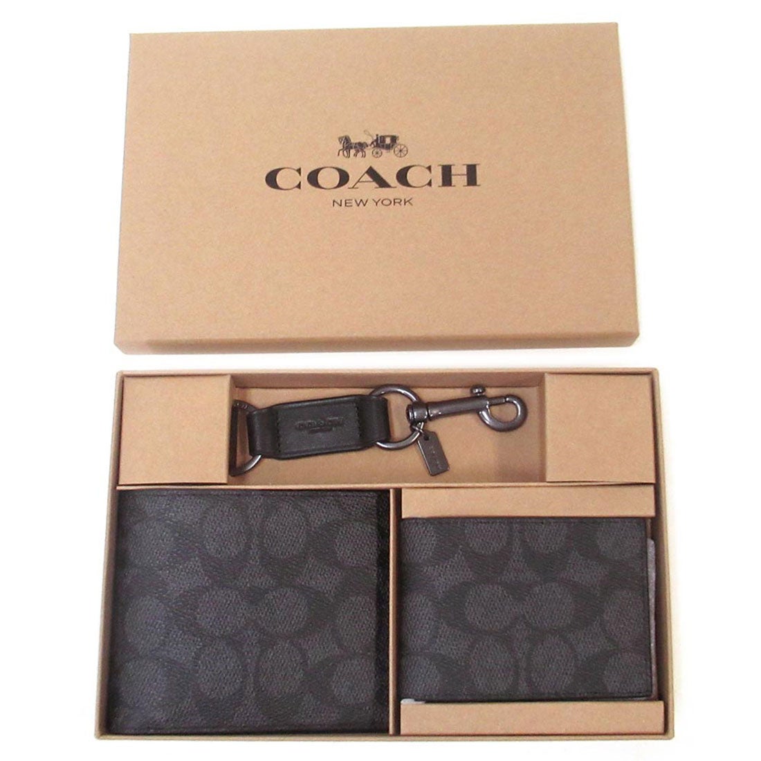 コーチ COACH コーチ 財布 COACH メンズ シグネチャー 二つ折り財布