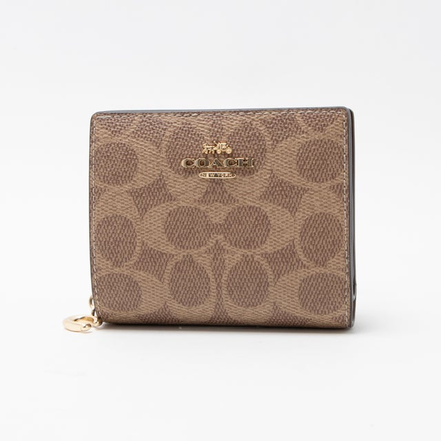 コーチ COACH CW789 二つ折り財布 スナップウォレット シグネチャー