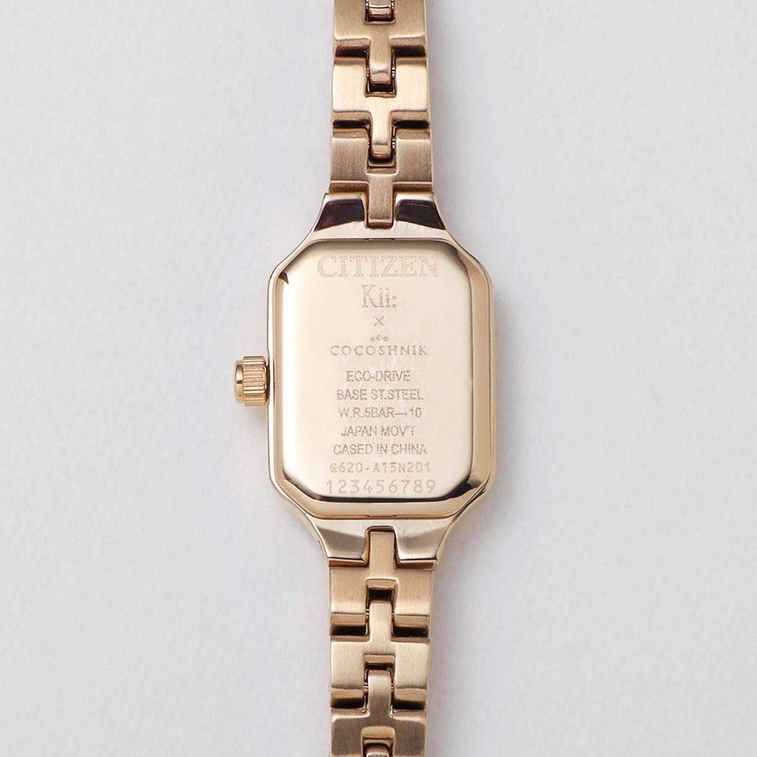 ココシュニック COCOSHNIK RG Kii:別注モデルスクエア ウォッチ