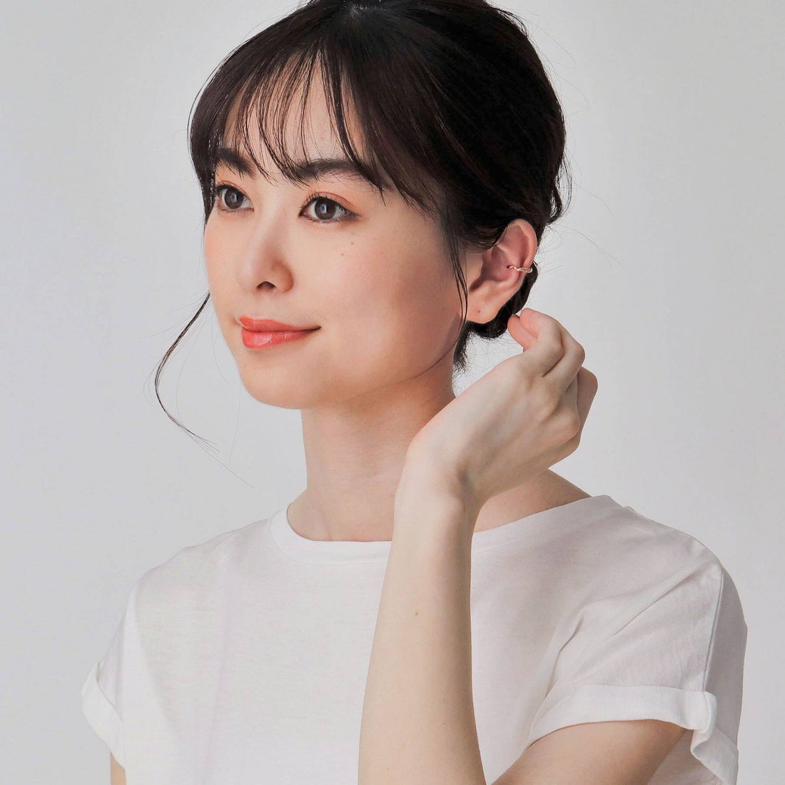 ココシュニック COCOSHNIK K10甲丸ツイスト イヤーカフ（片耳用） -靴