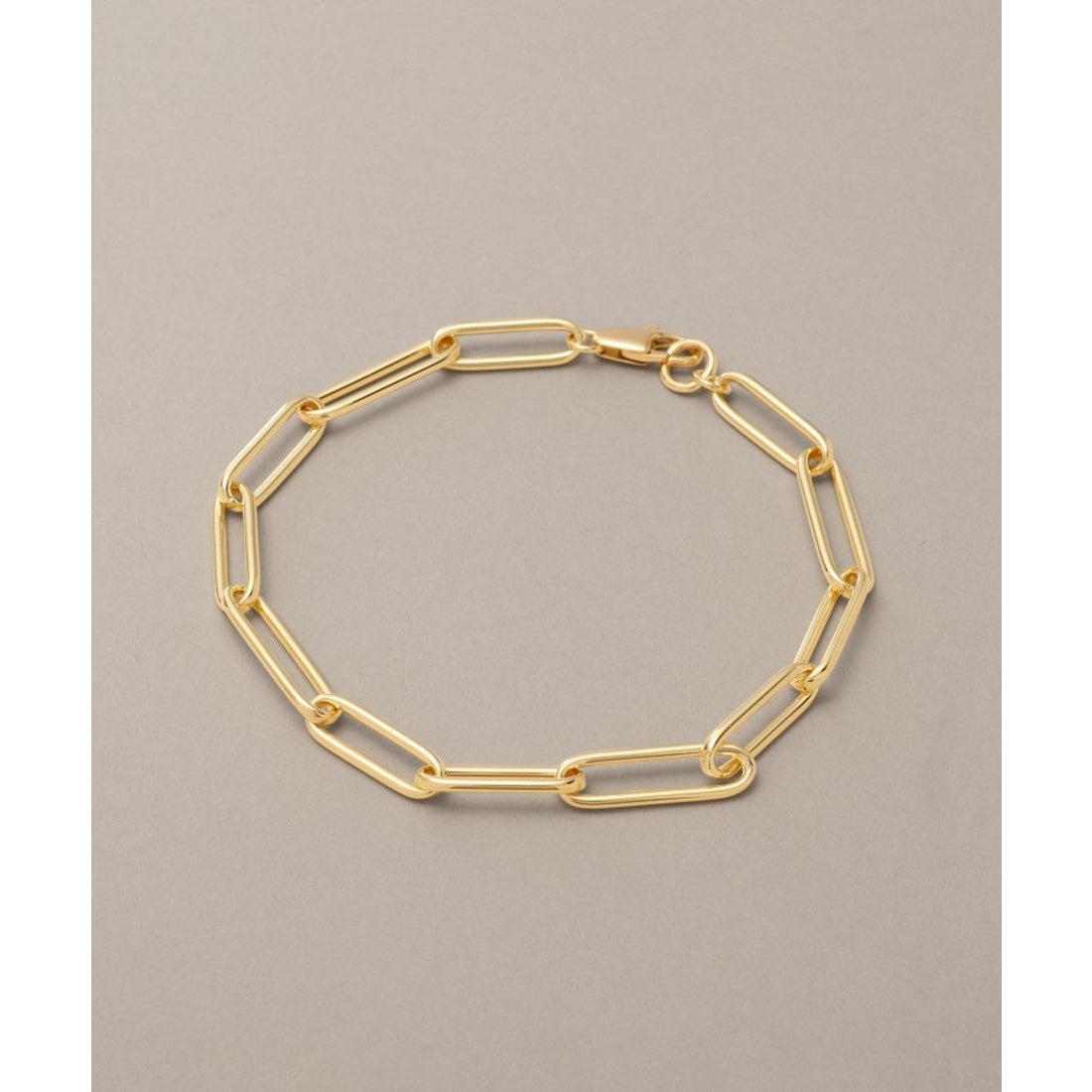 ココシュニック COCOSHNIK K18中空PCチェーン ブレスレット （イエロー