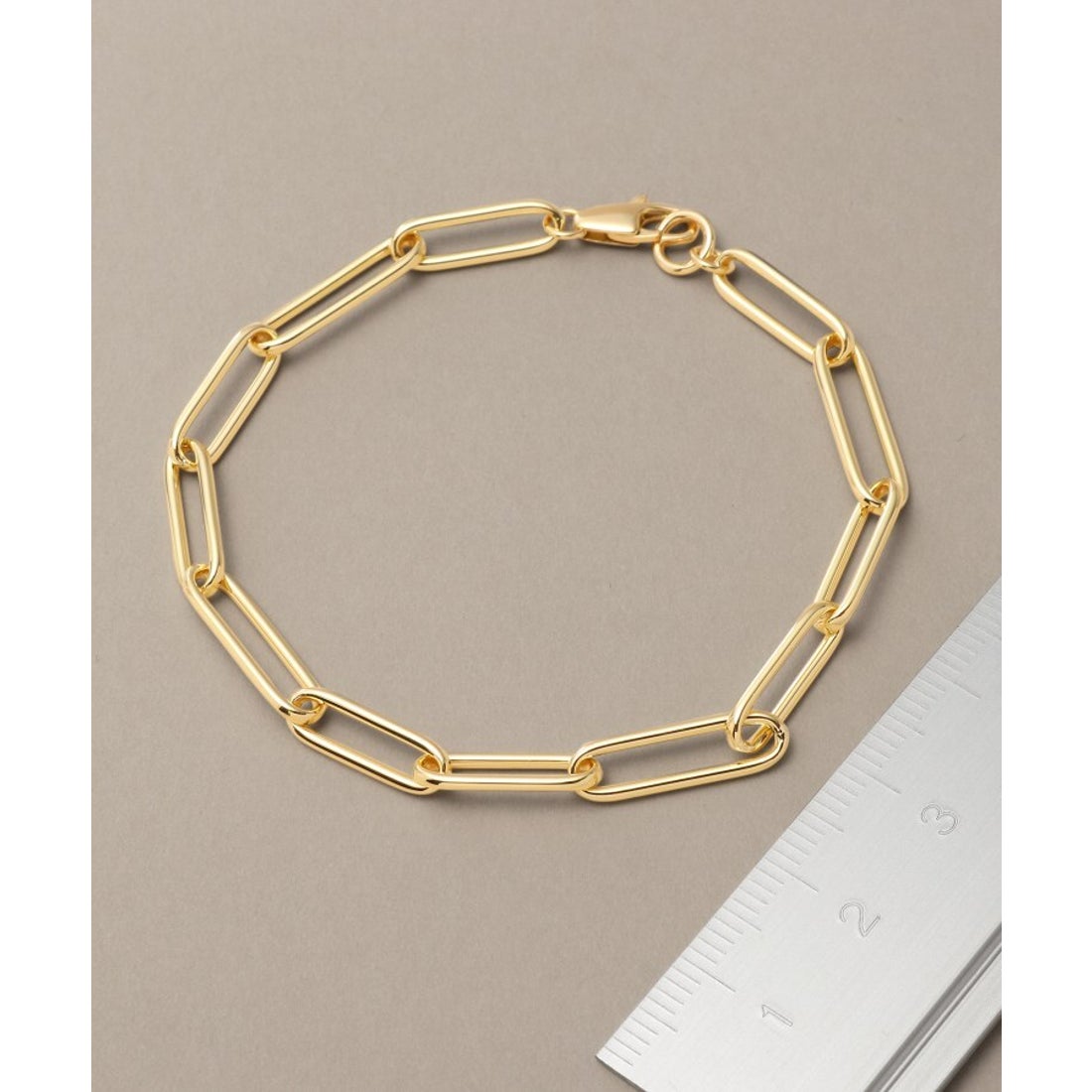 ココシュニック COCOSHNIK K18中空PCチェーン ブレスレット （イエロー