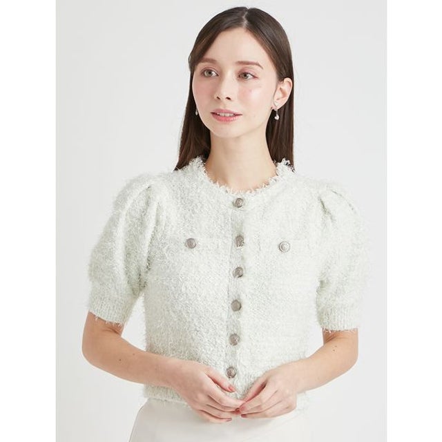 セルフォード CELFORD フラワー刺繍カーディガン （LPNK