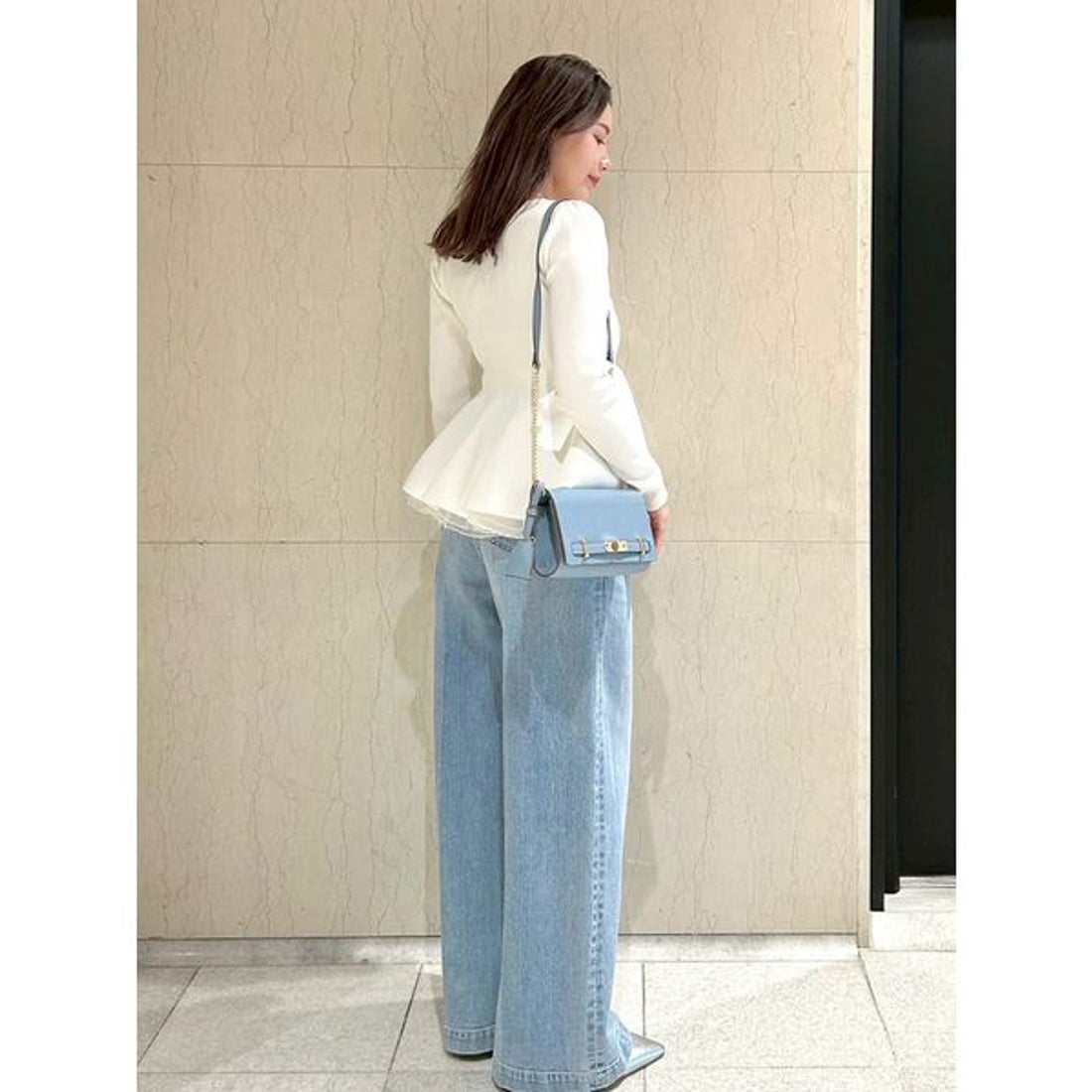 セルフォード CELFORD ペプラムドッキングニットプルオーバー （PNK