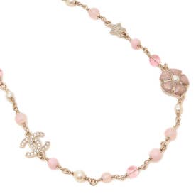 シャネル CHANEL ネックレス ペンダント フラワーモチーフ 花 CCマーク