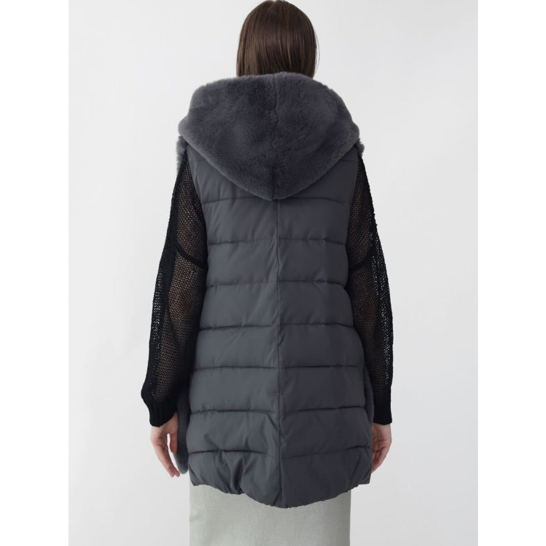 アーガ Aga THAIGREEN エコファーベスト （チャコールグレー