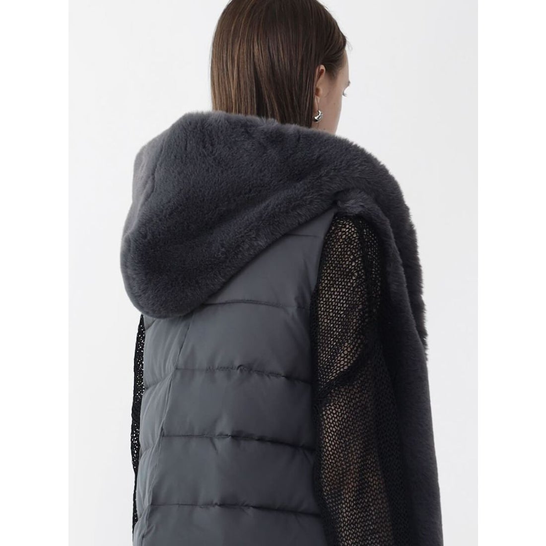 アーガ Aga THAIGREEN エコファーベスト （チャコールグレー