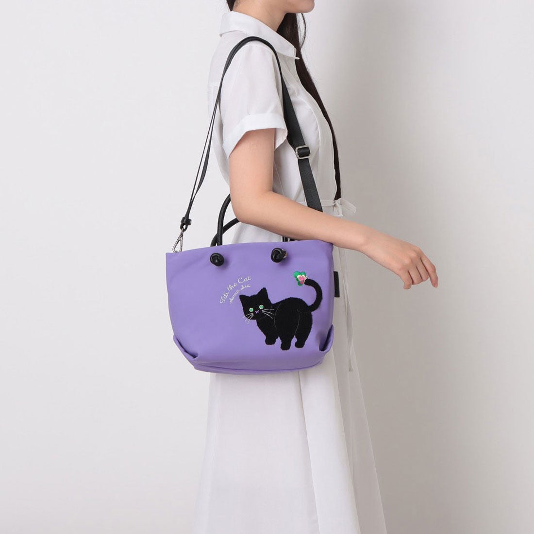アナスイ ANNA SUI デイリーTITI 2wayトートバッグ （パープル） -靴