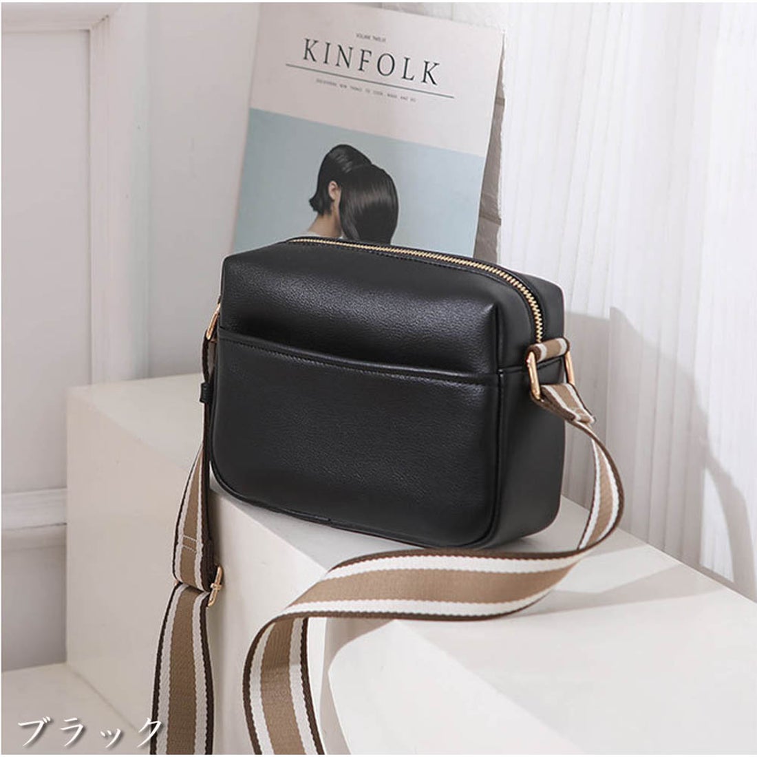 アンドカワイイ And Kawaii ショルダーバッグ キルティングレザー ミニ