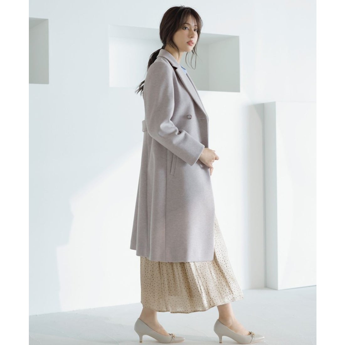 エニィスィス ANY SIS ウールライクノーブルチェスター コート