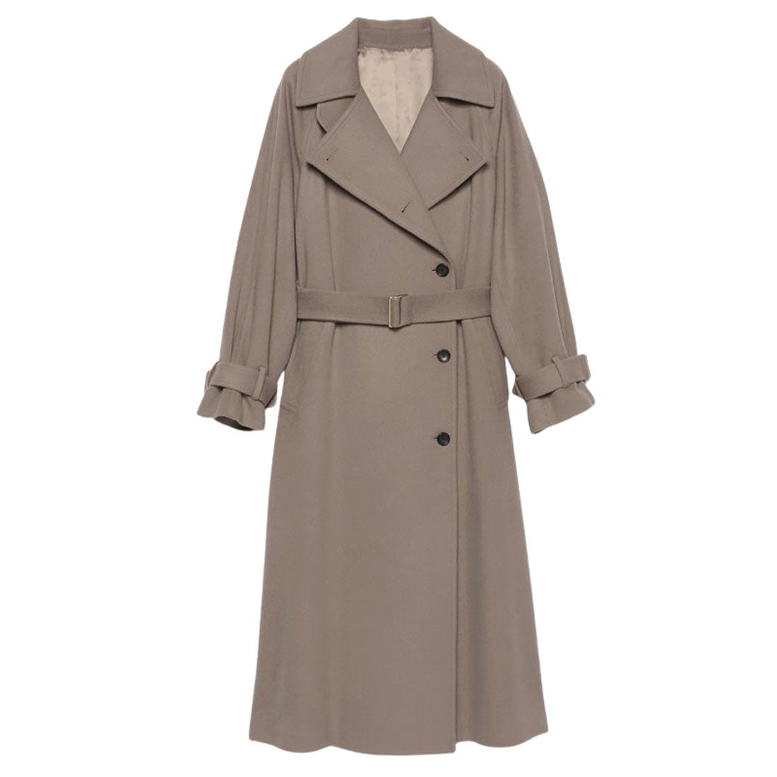 アニュアンス anuans ウールトレンチコート （KHAKI GREY） -靴