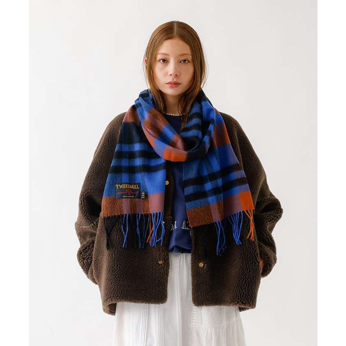 アバハウス ABAHOUSE 【TWEEDMILL / ツイードミル】Lambswool Scarf