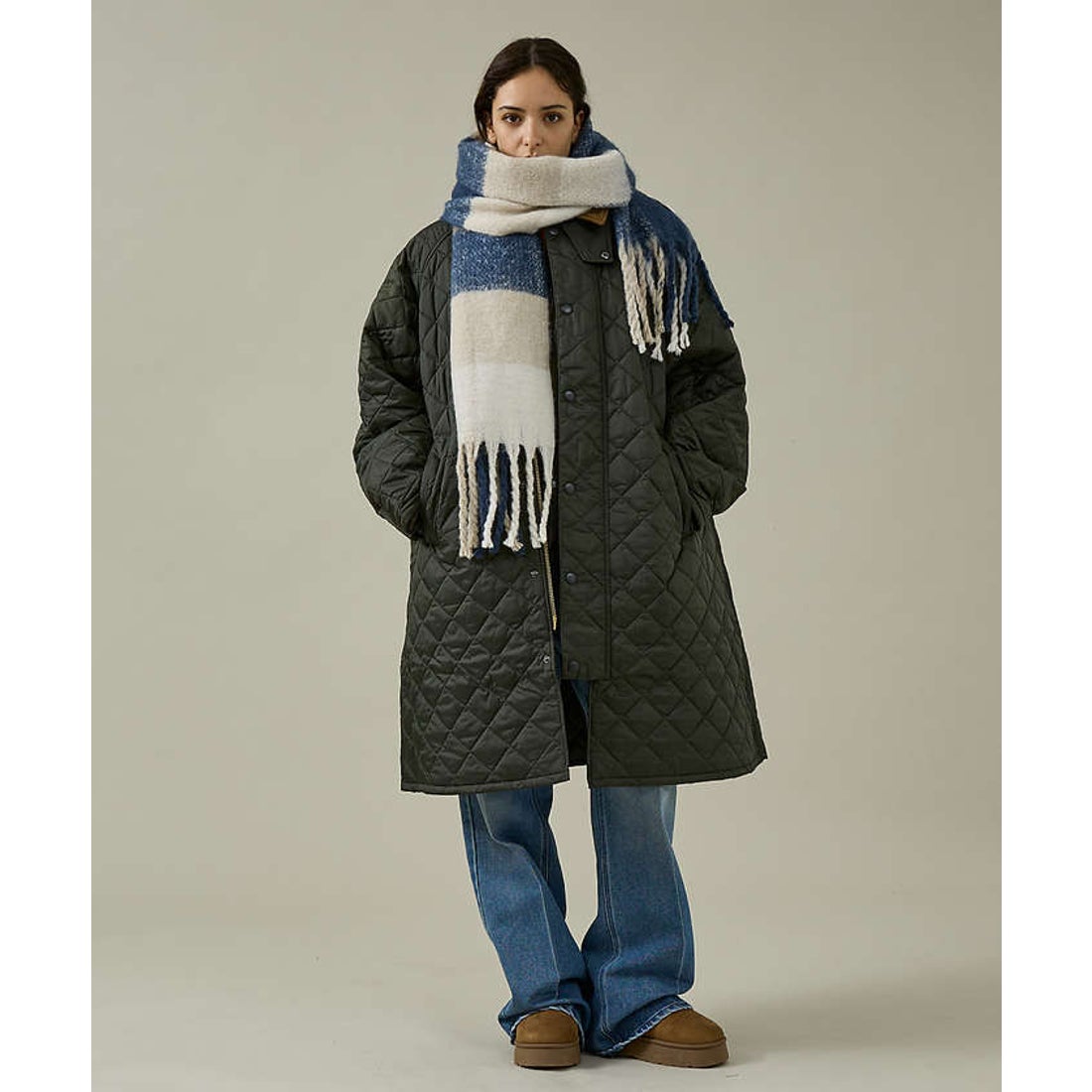 アバハウス ABAHOUSE 【Barbour / バブアー】SCARF / 大判ロング