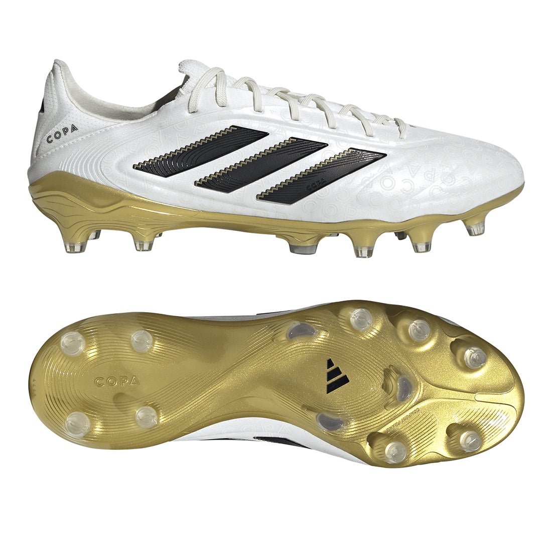 adidas アディダス コパピュア 3 ELITE FG(ホワイト×ブラック×ゴールド