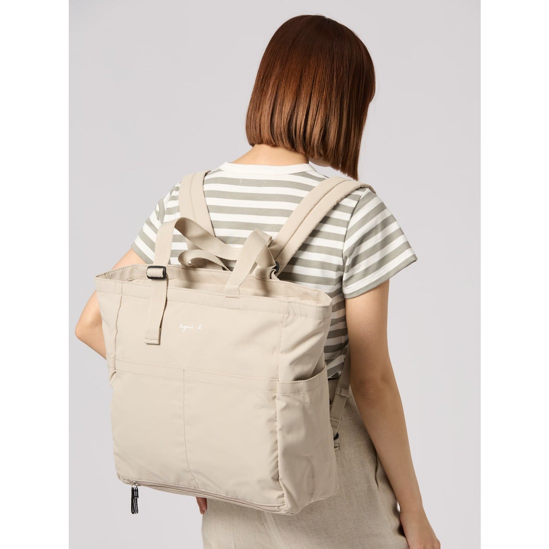アニエスベー agnes b. AC12 E BAG ペアレンツバッグ（マザーズバッグ