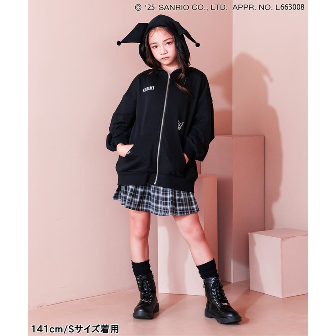 アルジー algy 【クロミ/マイメロディ】BIGパーカー （ピンク