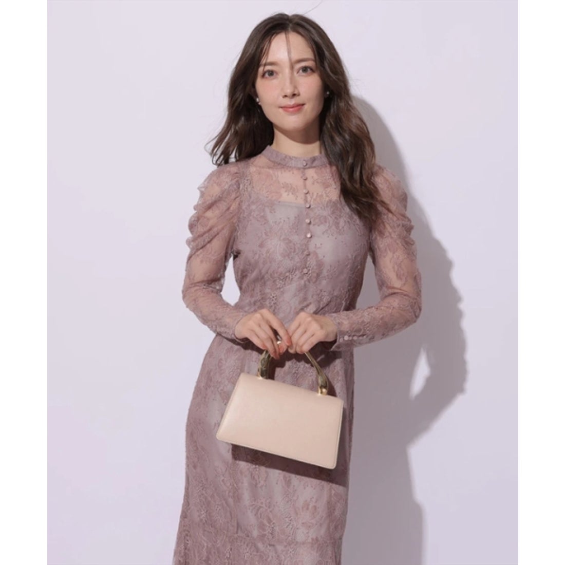 アプワイザー・リッシェ Apuweiser-riche マーメイドレースワンピース