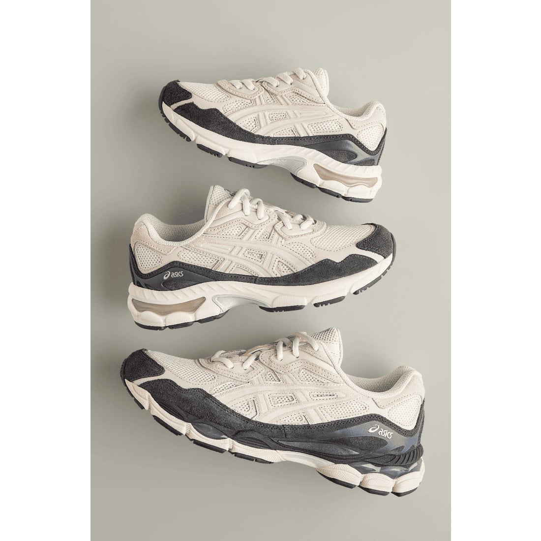 アシックス ASICS GEL-NYC - 1203A383.111（WHITE/SMOKE GREY