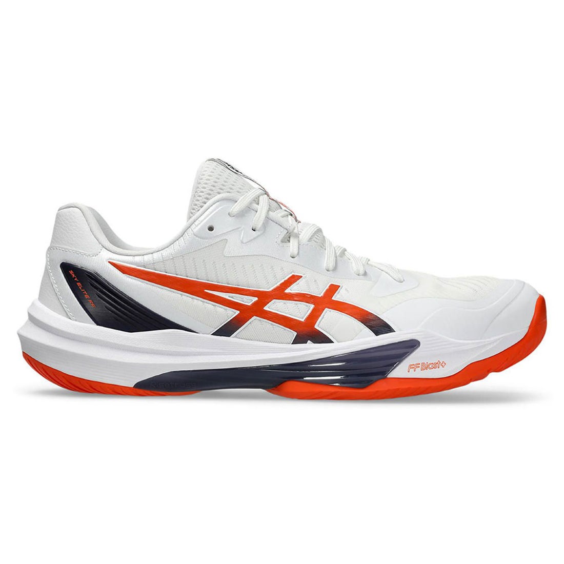 ASICS RISE 2バレーボールシューズ ホワイト/オレンジ/ネイビ ASICS