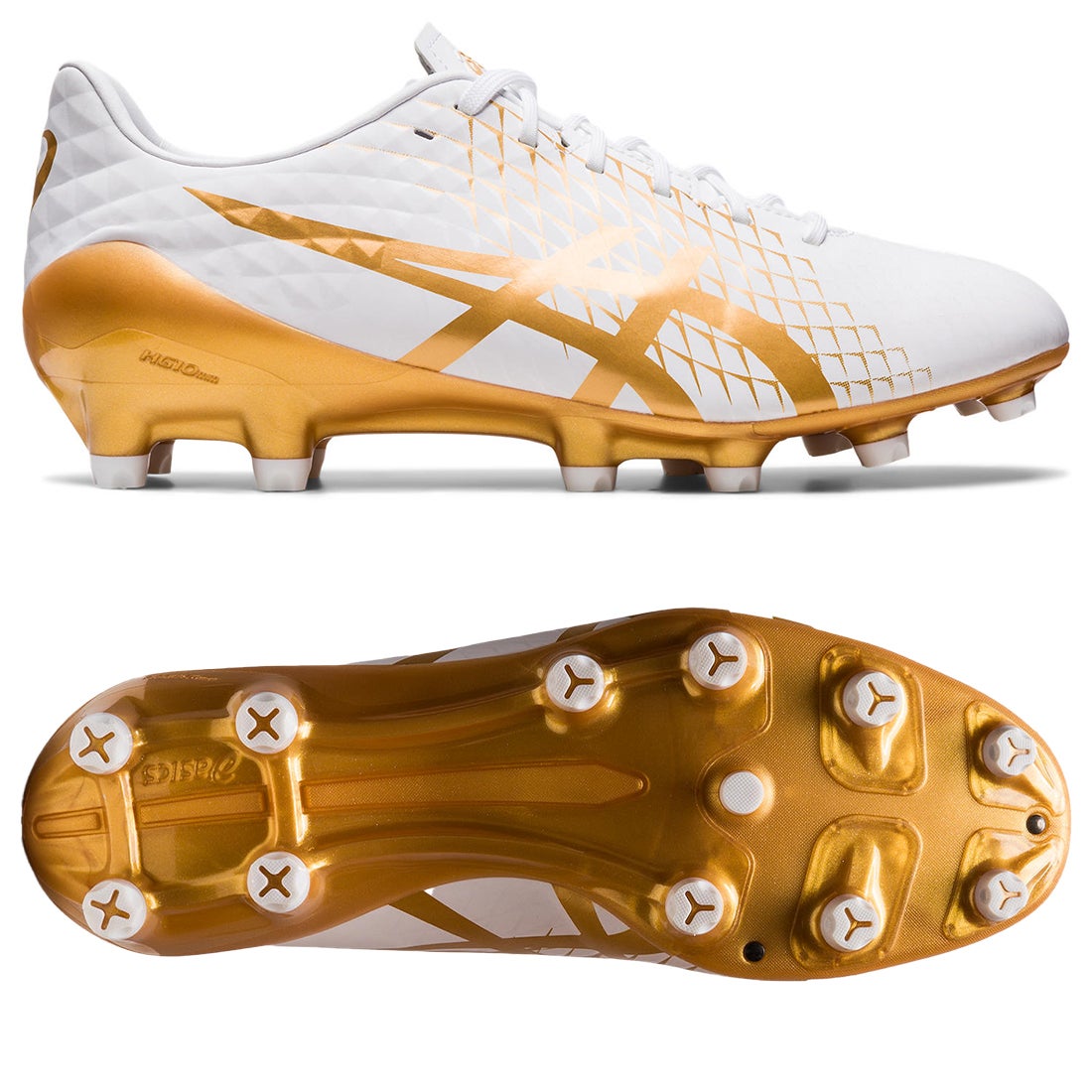 ASICS アシックス MENACE 4(ホワイト×ゴールド) 1111A195 104 サッカー