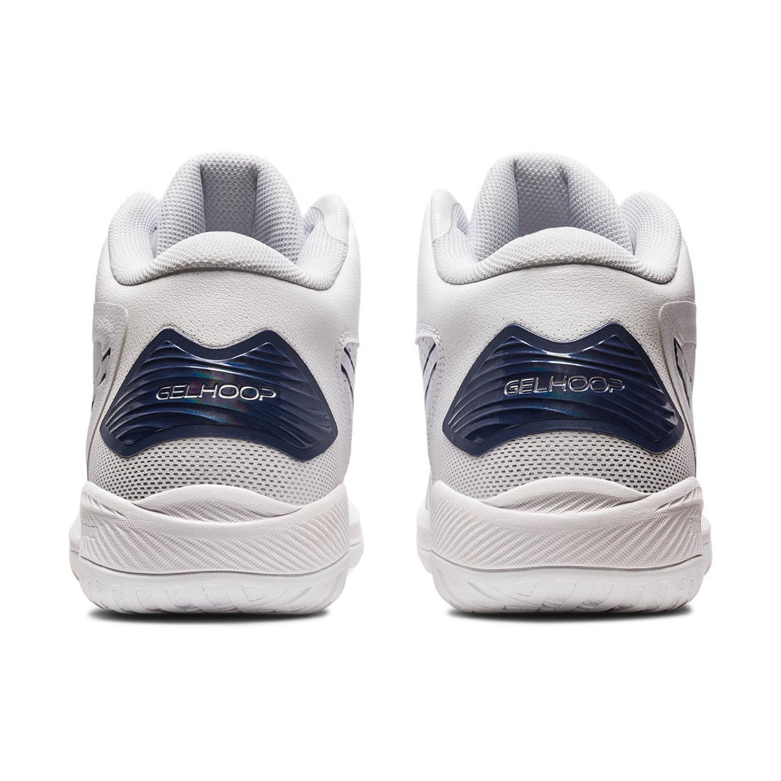 ASICS アシックスGELHOOP V15【NARROW】(ホワイト×ネイビー) 1063A064