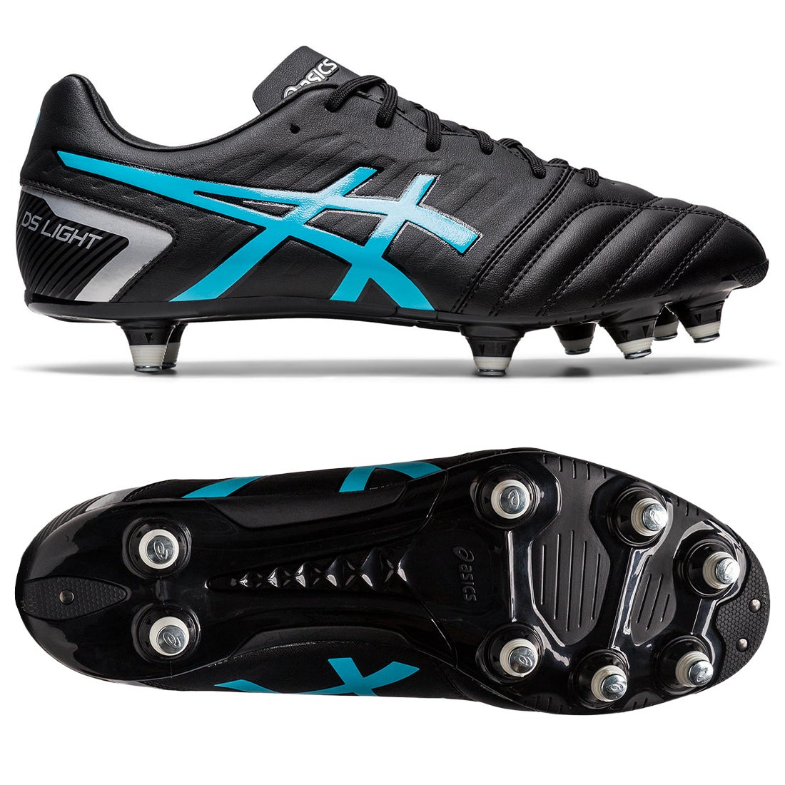 ASICS アシックス DS LIGHT GAIN ST(ブラック×ブルー) 1101A041 002