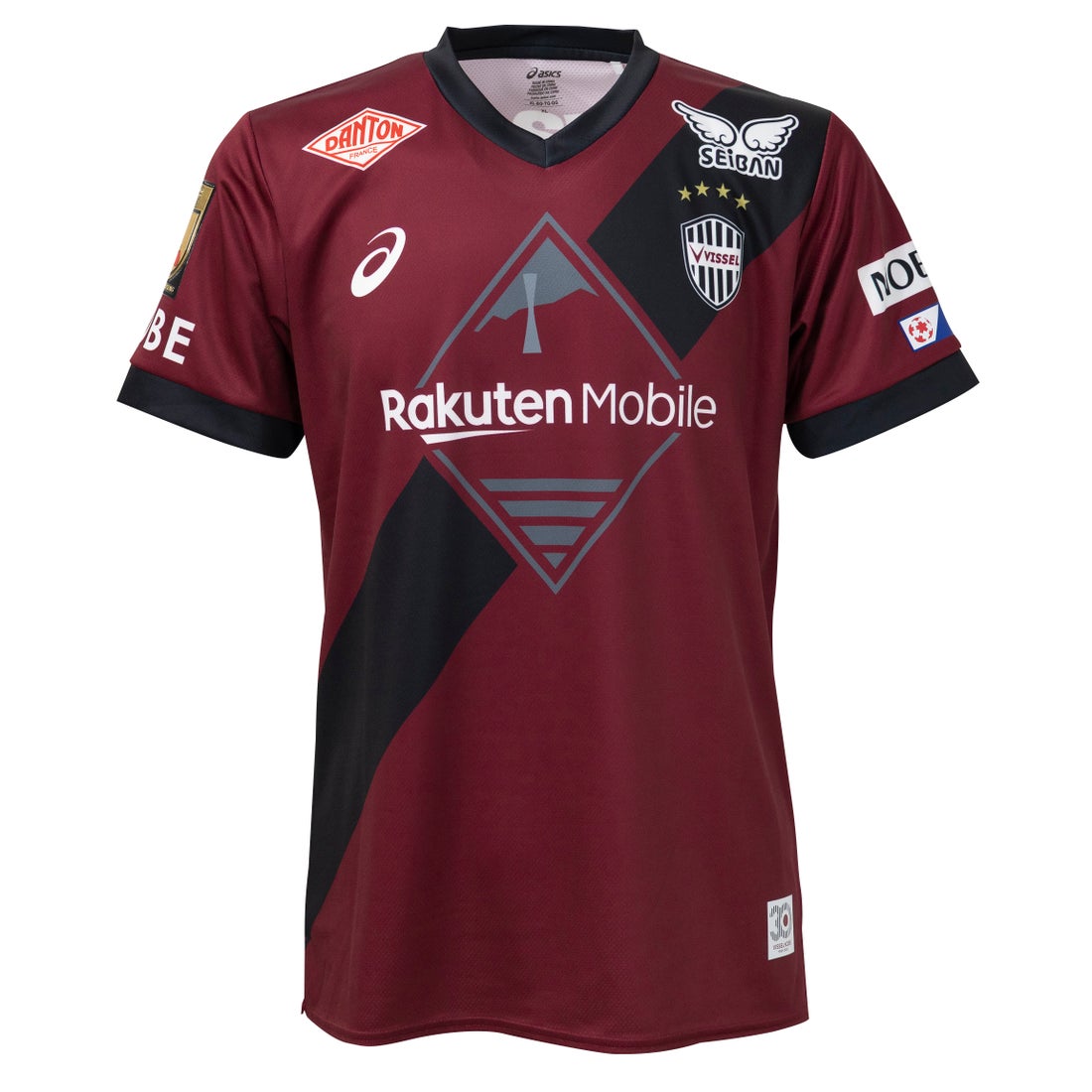 ASICS ヴィッセル神戸 2025 ユニフォーム ホーム 半袖 レプリカ