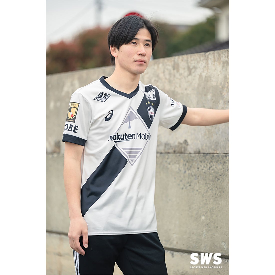ASICS ヴィッセル神戸 2025 ユニフォーム アウェイ 半袖 レプリカ