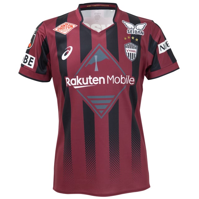 ASICS ヴィッセル神戸 2025 ユニフォーム ホーム 半袖 レプリカ #10