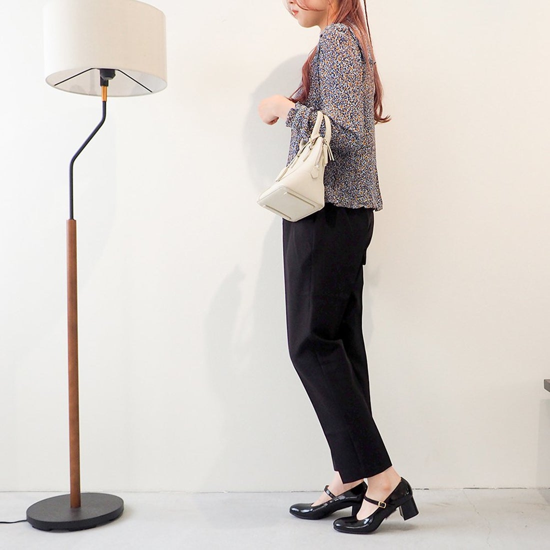 アシナガオジサン あしながおじさん 防滑│ストラップパンプス