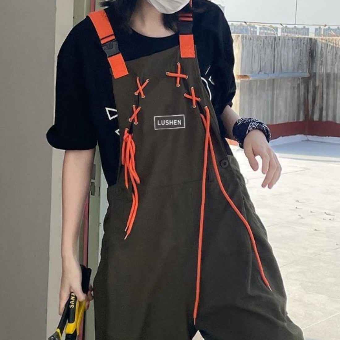 ベルシー Belle Cie サロペット オーバーオール レディース ストリート